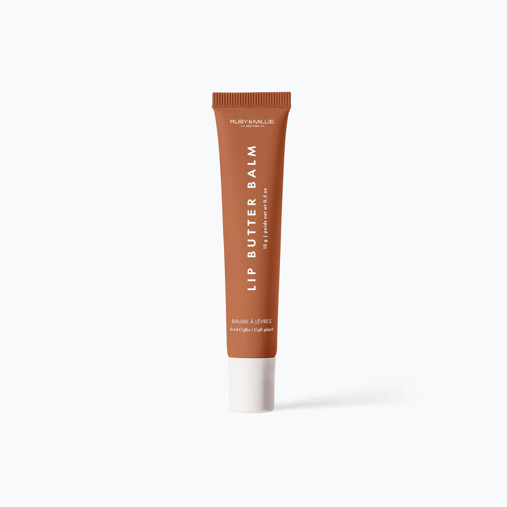 Ruby & Millie Ice Coffee Tinted Lip Balm – Hydrating Vegan Lip Butter 0.5oz