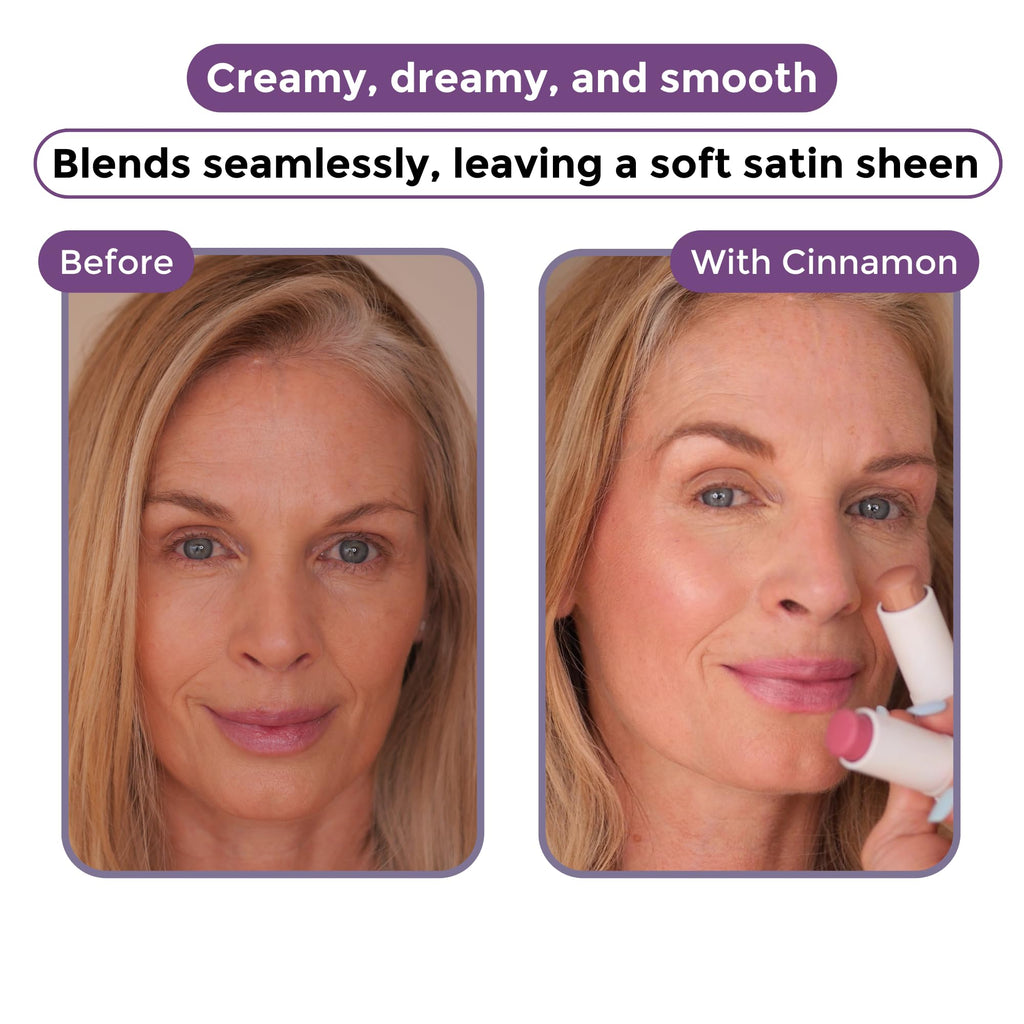 Rumi Cosmetiques InstantGlow+ 4-in-1 Highlighter Stick for Mature Skin — Radiant Glow & Nourishing Formula