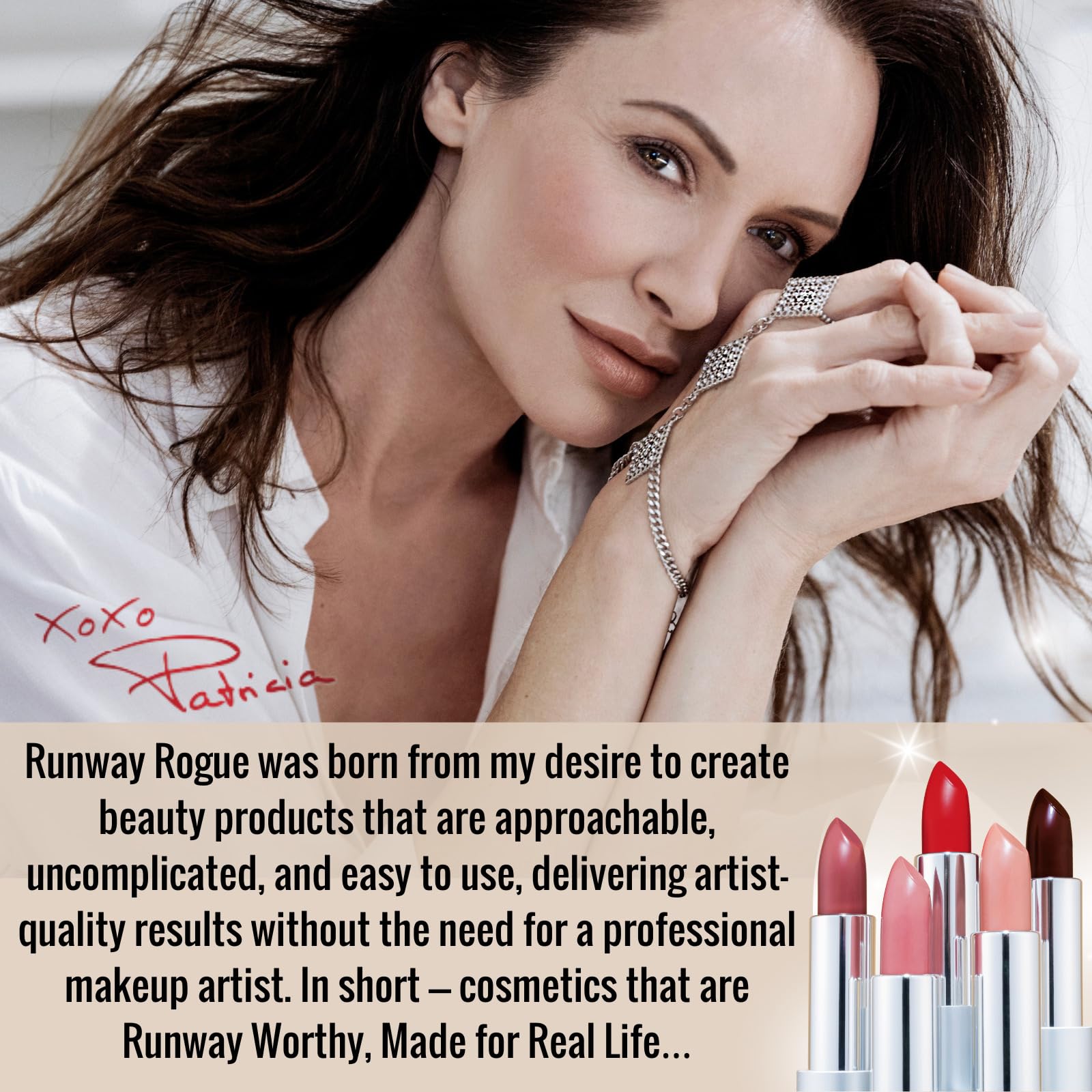 Runway Rogue 90s Vibe Lipstick – Moisturizing Matte True-Red, Red Carpet