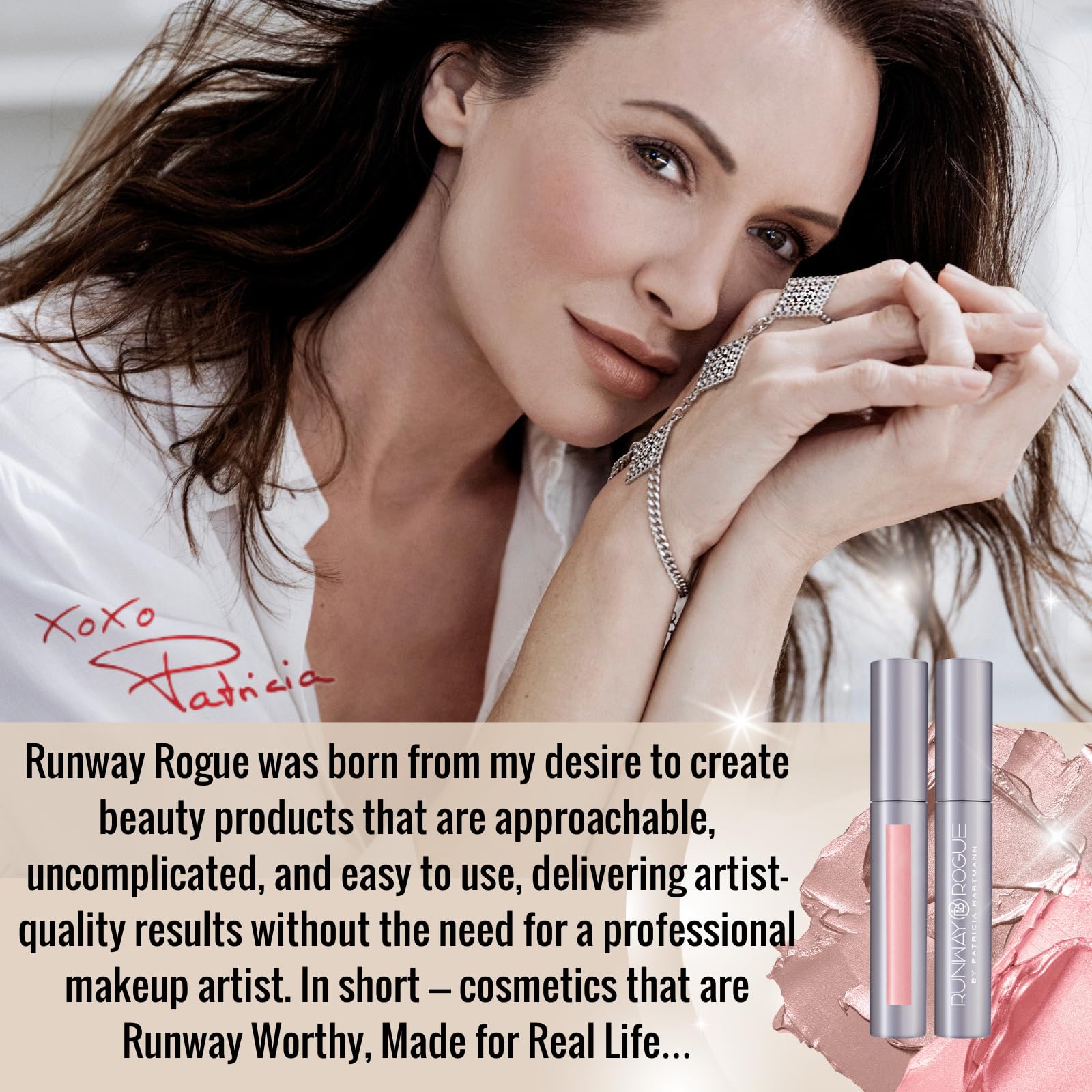Runway Rogue Classic Lip Gloss – Chameleon, Golden-Rose Semi-Sheer Hydration