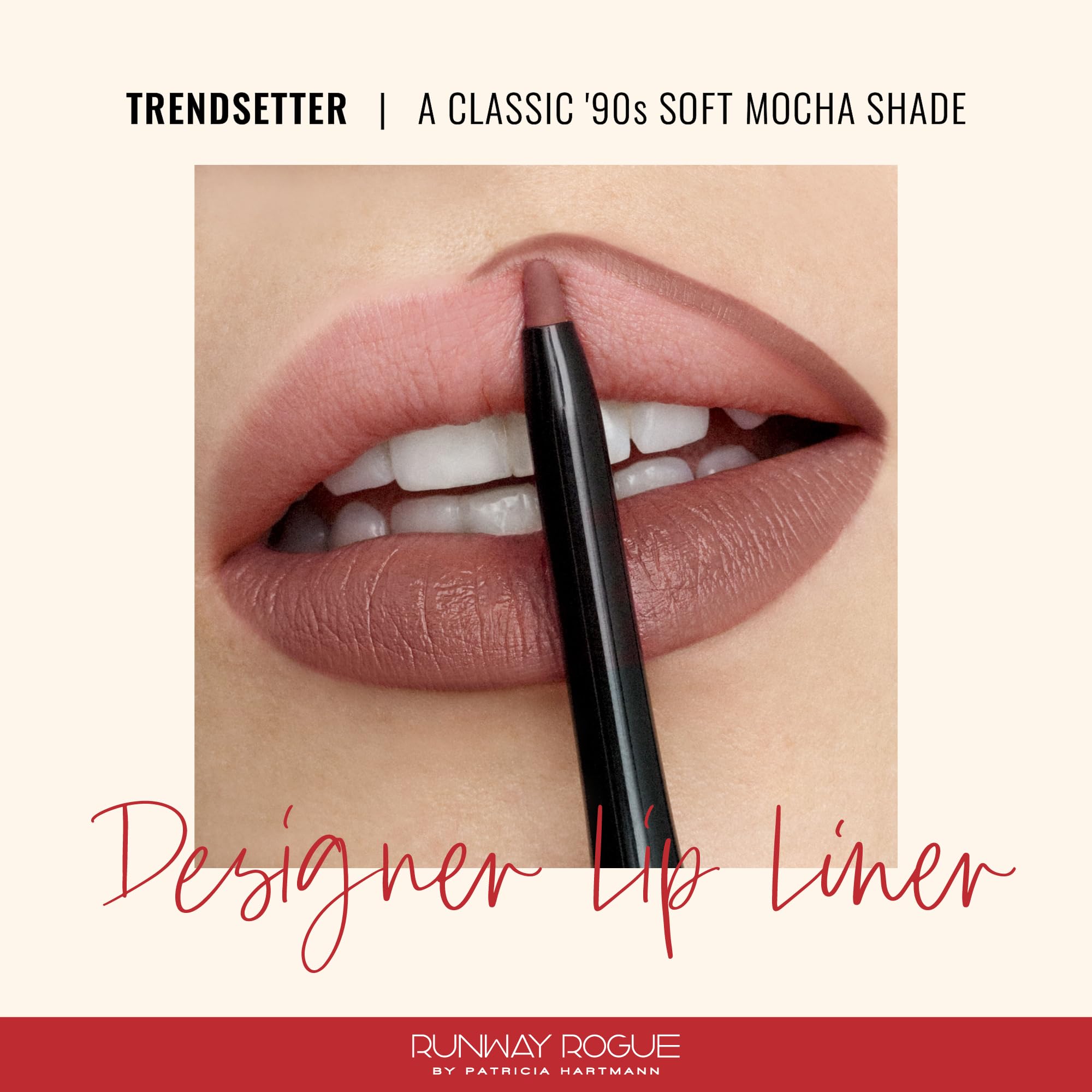 Runway Rogue Designer Liner Lip Pencil – Trendsetter Matte Soft Mocha