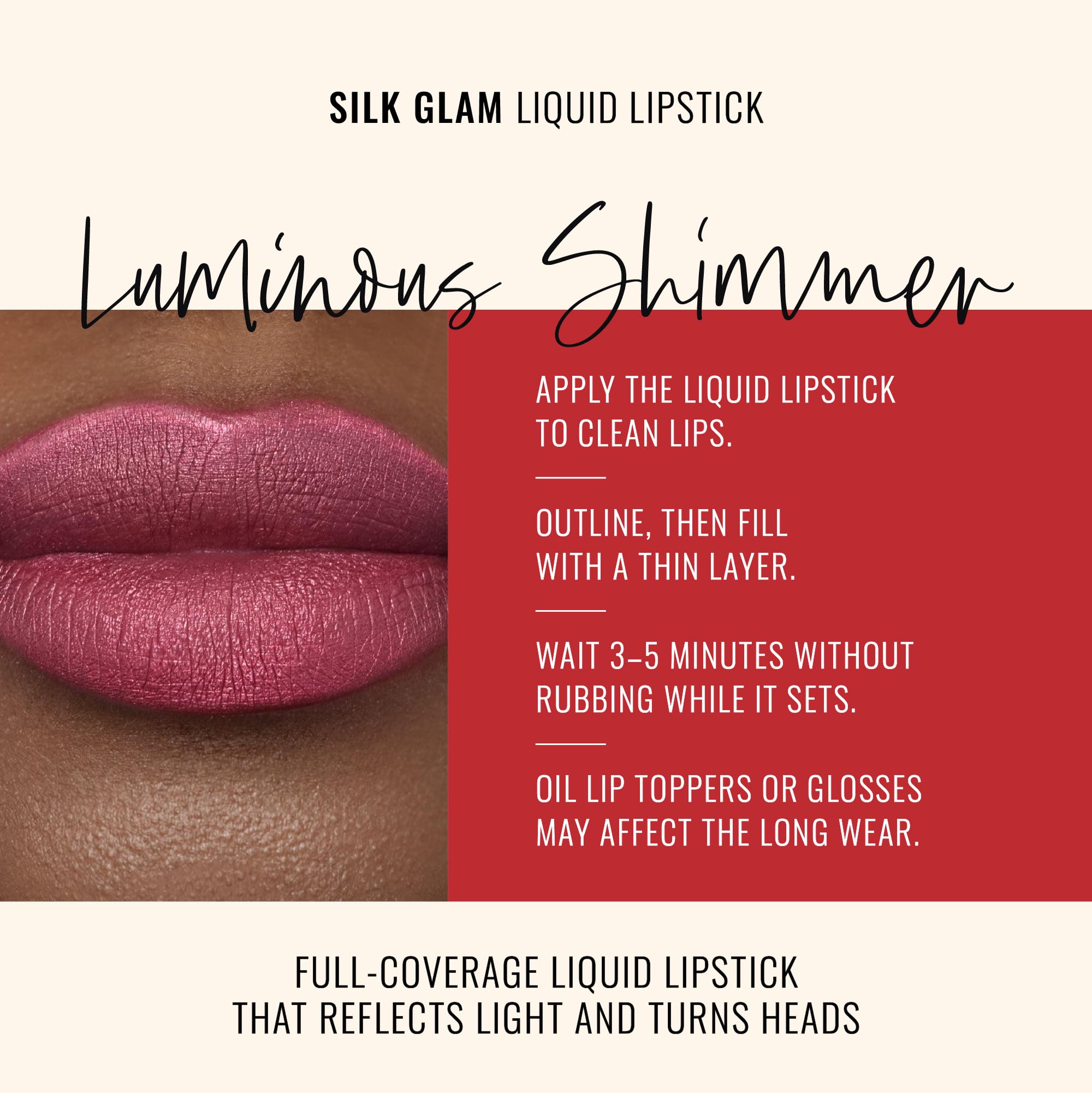 Runway Rogue Silk Glam Liquid Lipstick – First Class Frosted Berry-Rose | Long-Wear Lip Color