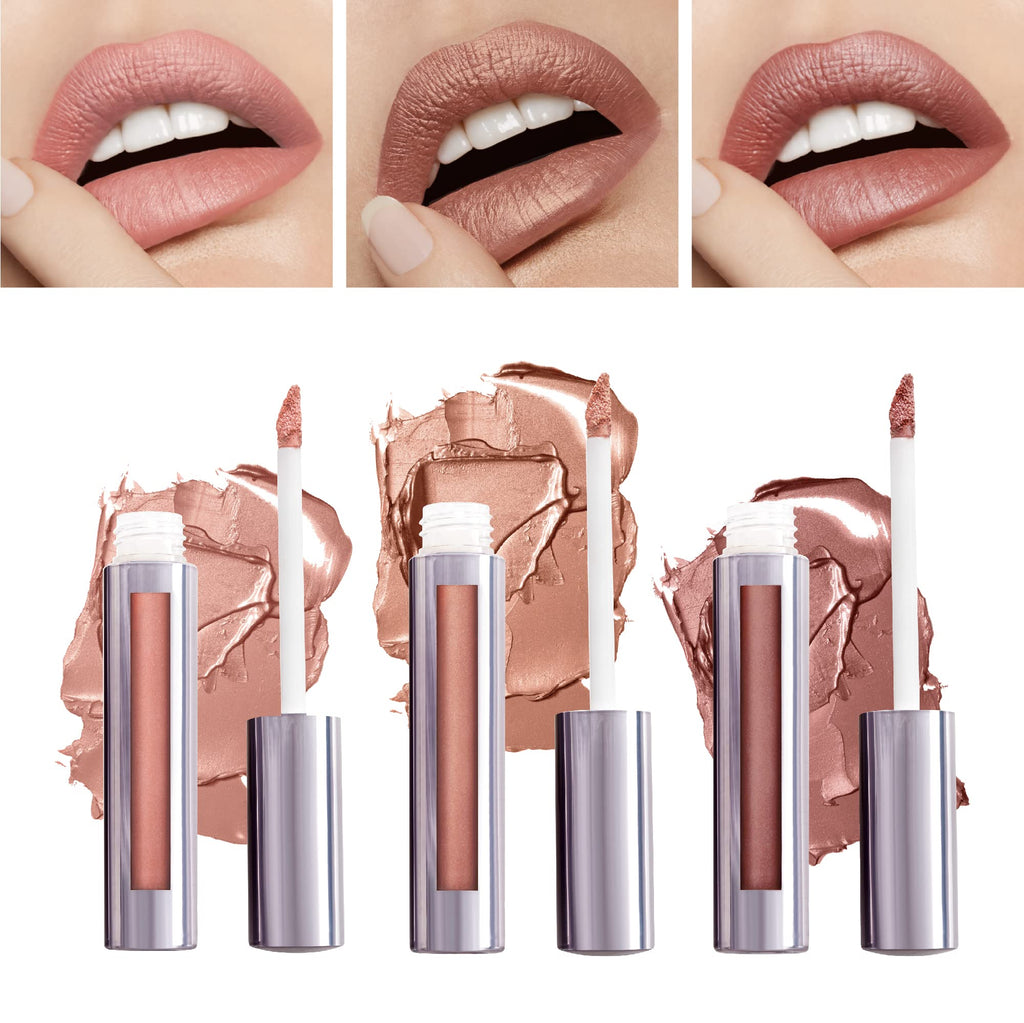 Runway Rogue Silk Glam Lip Trio – Long-Wear Frosted Lipsticks in Paparazzi, Couture, Sex Symbol