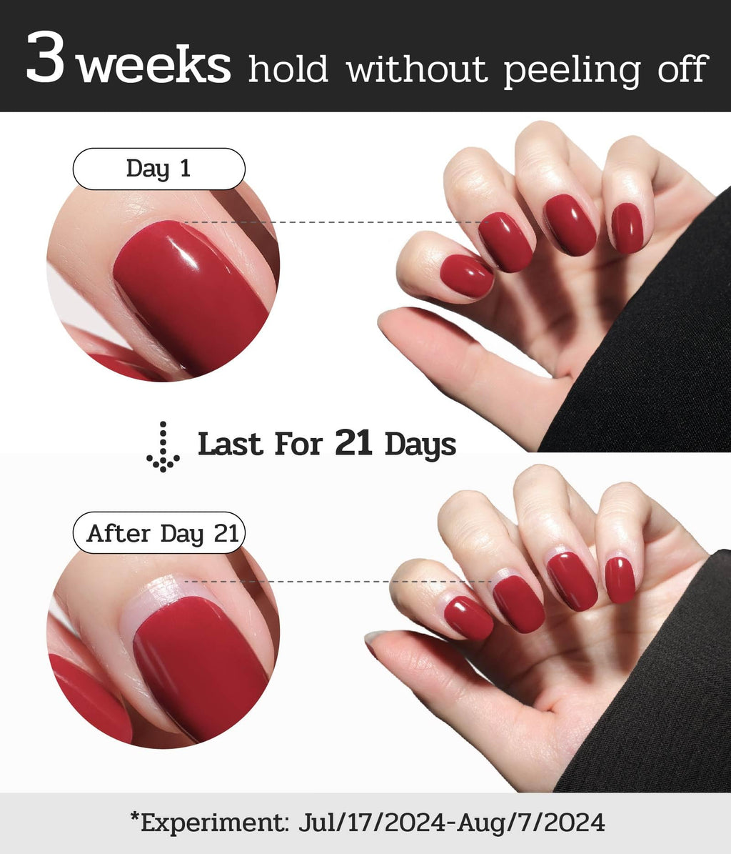 ruyeefam Nail Polish Strips – 22 Pcs Salon-Quality Gel Nail Wraps (Lunar Surface Light Grey)