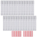 Rvetol 40-Pack 3ml Transparent Twist Pens – Empty Nail & Lip Gloss Tubes
