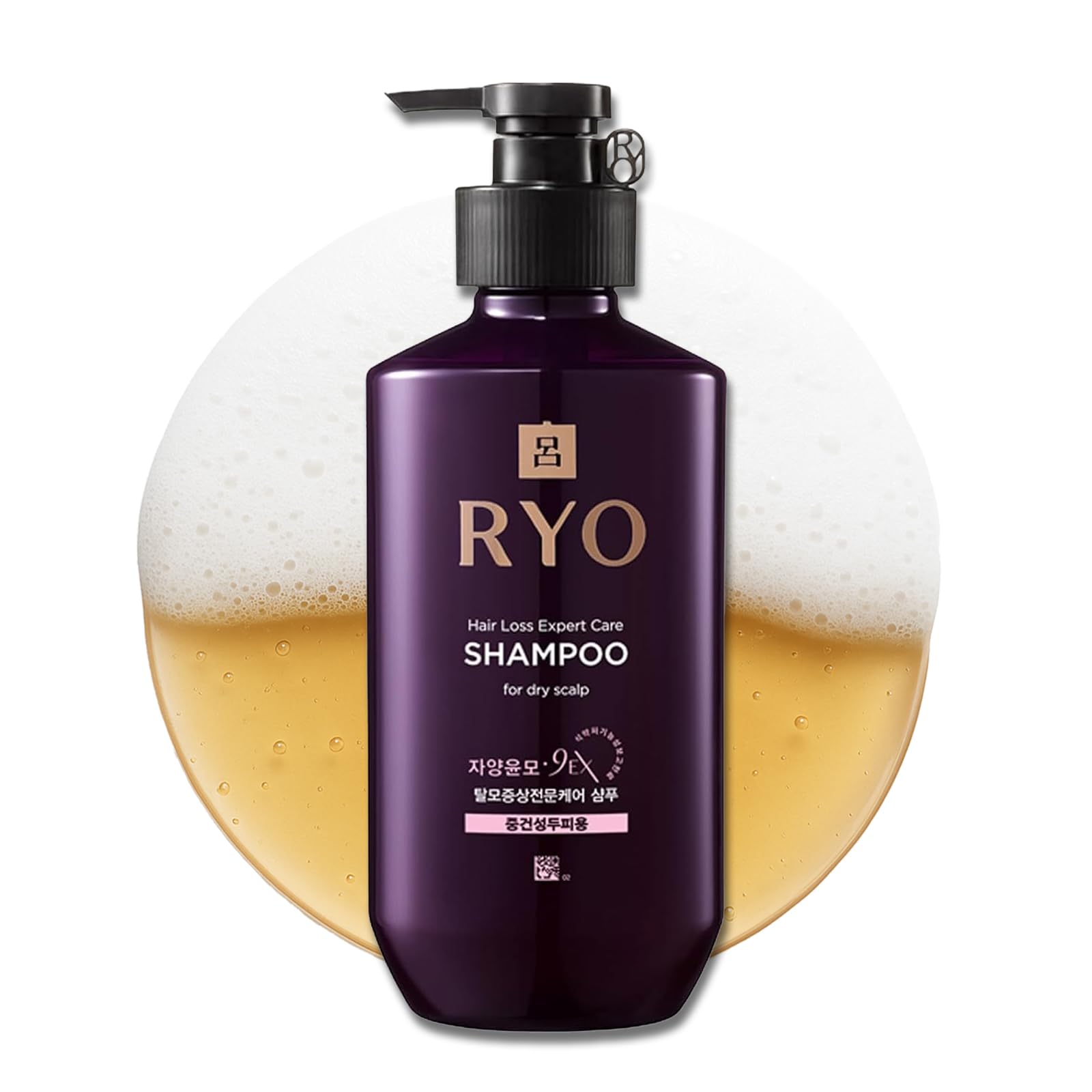 Ryo Hair Strength Expert Care Shampoo for Normal & Dry Scalp – Moisturizing, Thickening & Refreshing (13.53 fl oz)
