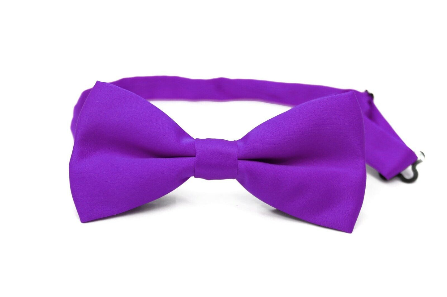 Classic Mens Womens Clip-On Banded Bow Tie Pre Tied Plain Dickie Bowtie