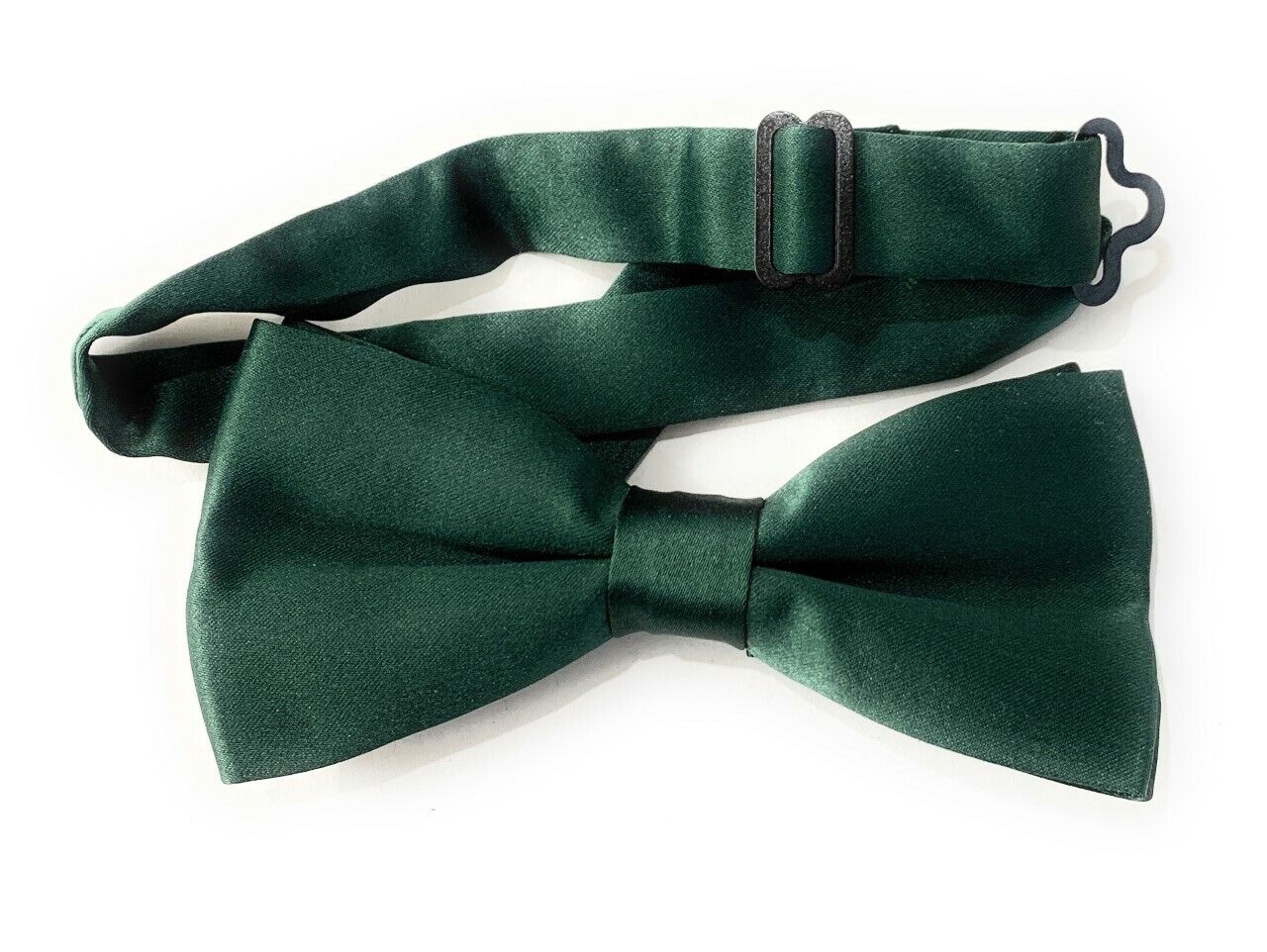 Classic Mens Womens Clip-On Banded Bow Tie Pre Tied Plain Dickie Bowtie