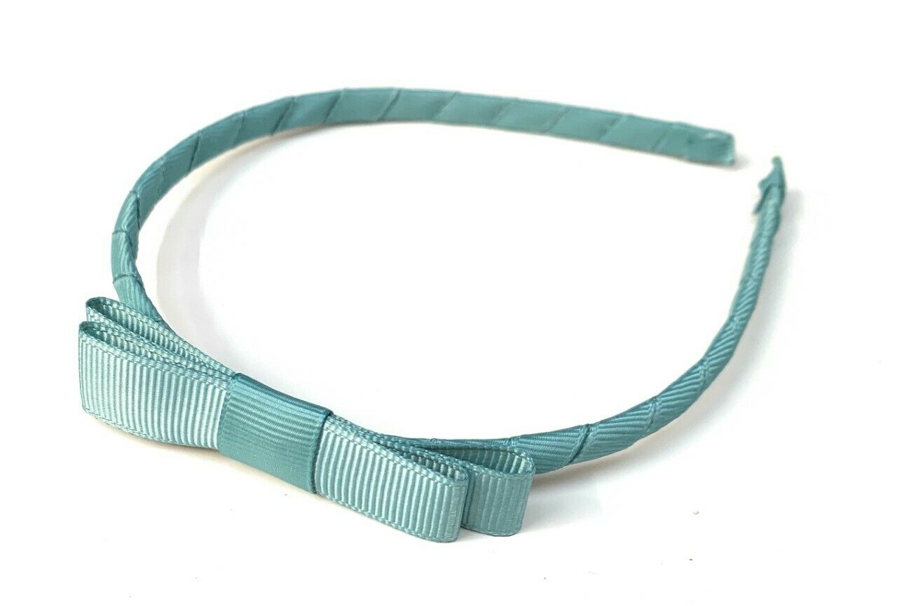 Classic Girls Children's Hair Bow Alice Band Headband Handmade School