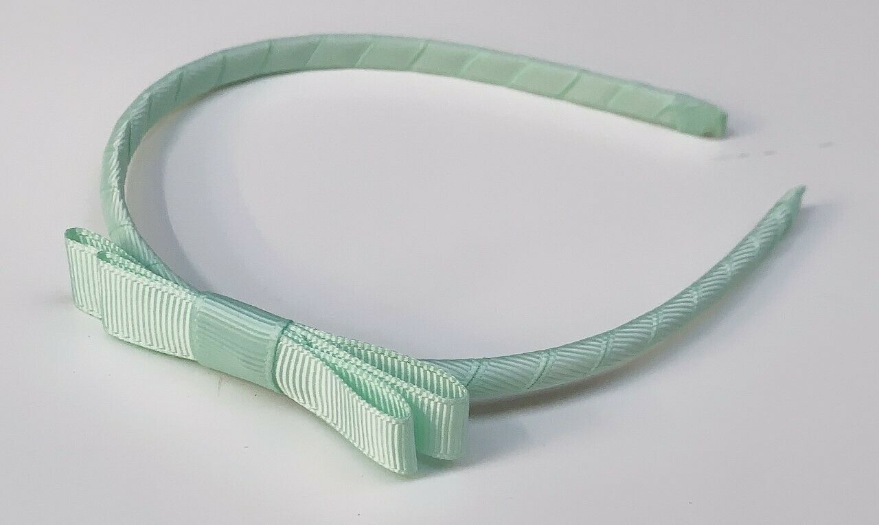 Classic Girls Children's Hair Bow Alice Band Headband Handmade School