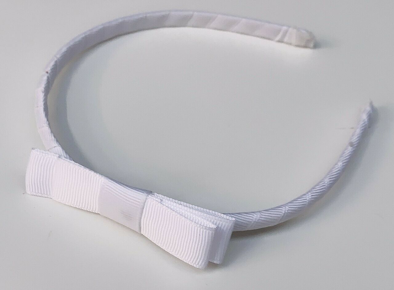 Classic Girls Children's Hair Bow Alice Band Headband Handmade School