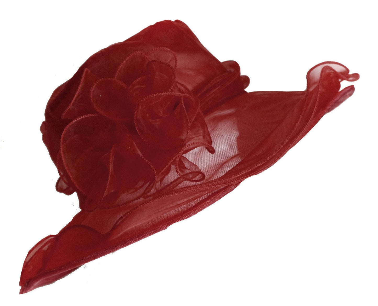 Large Organza Brin Hatinator Fascinator Hat