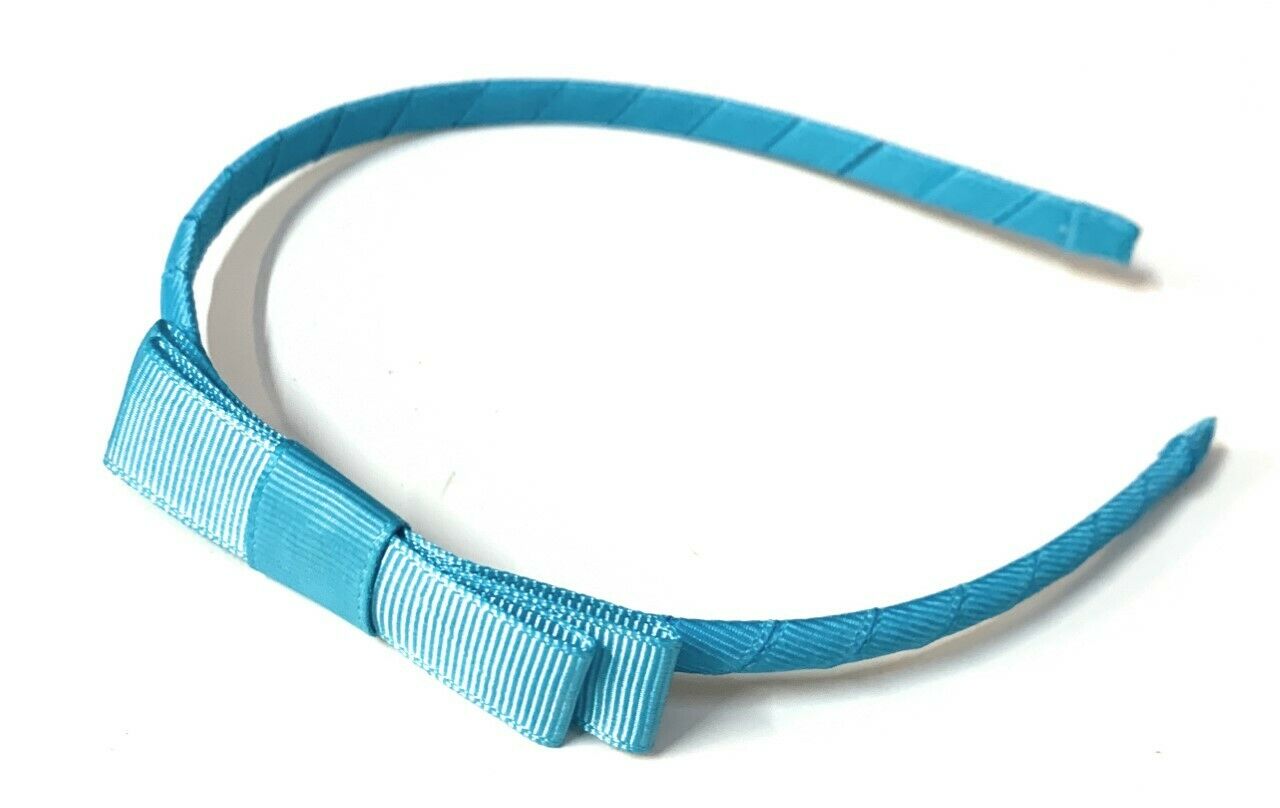 Classic Girls Children's Hair Bow Alice Band Headband Handmade School