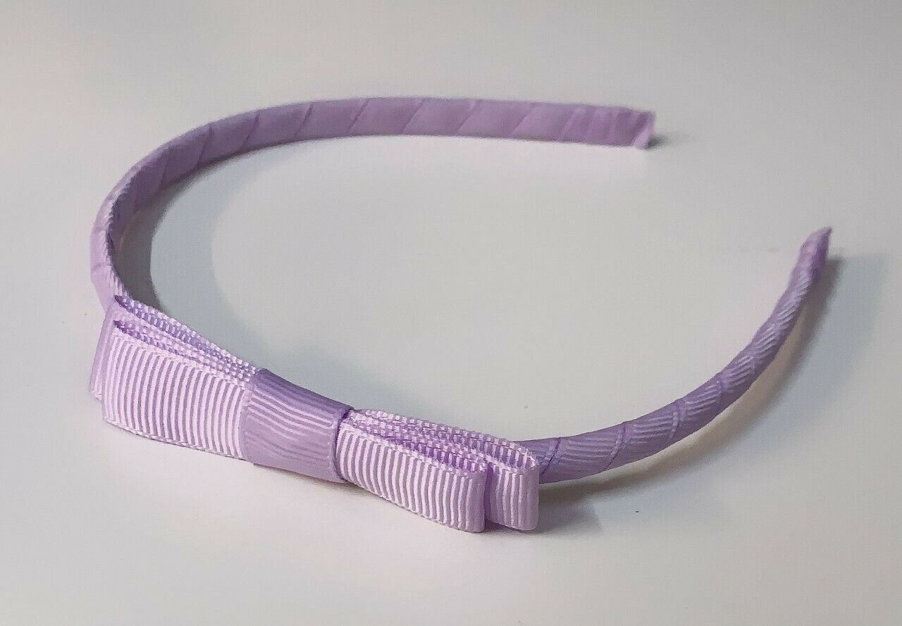 Classic Girls Children's Hair Bow Alice Band Headband Handmade School