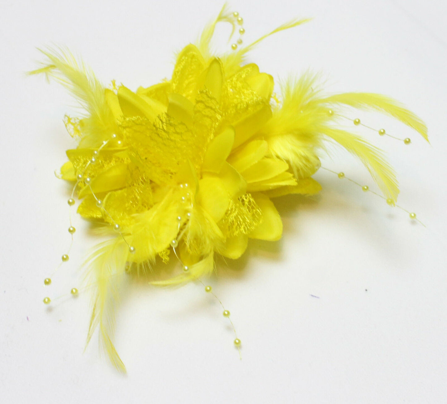Classic Flower Fascinator - Clip, Band Pin Corsage