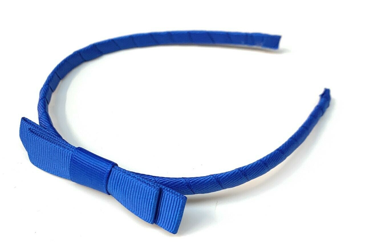 Classic Girls Children's Hair Bow Alice Band Headband Handmade School