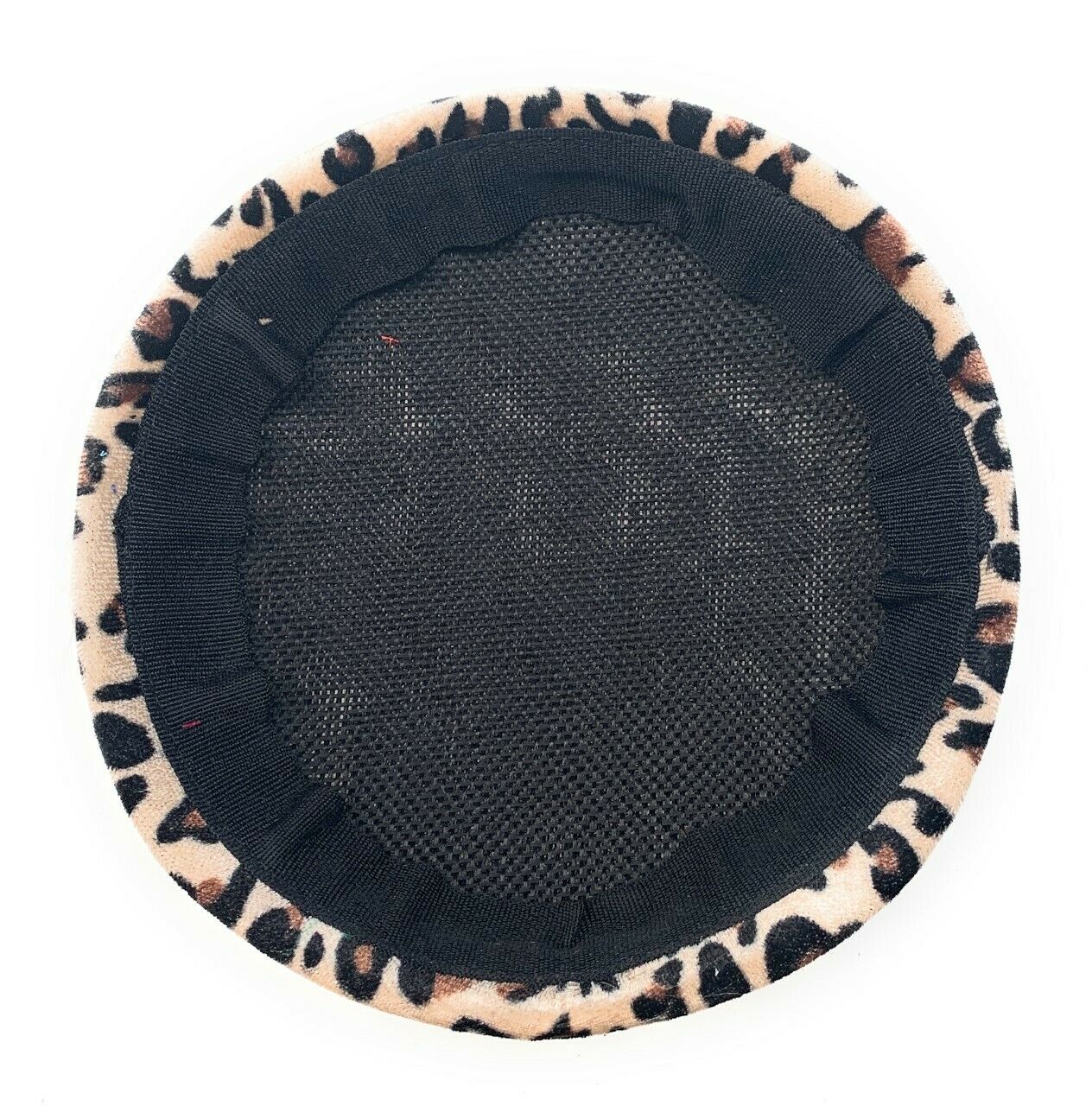 Leopard Print Round Sinamay Felt Fascinator Base Pillbox Hat DIY Supplies Wholesale UK
