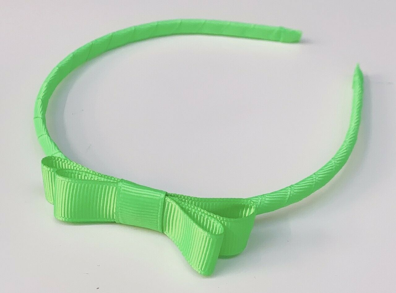 Classic Girls Children's Hair Bow Alice Band Headband Handmade School