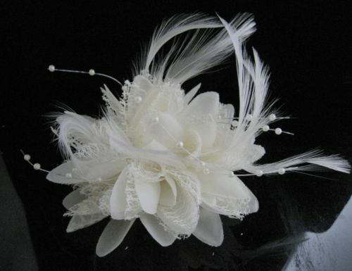 Classic Flower Fascinator - Clip, Band Pin Corsage
