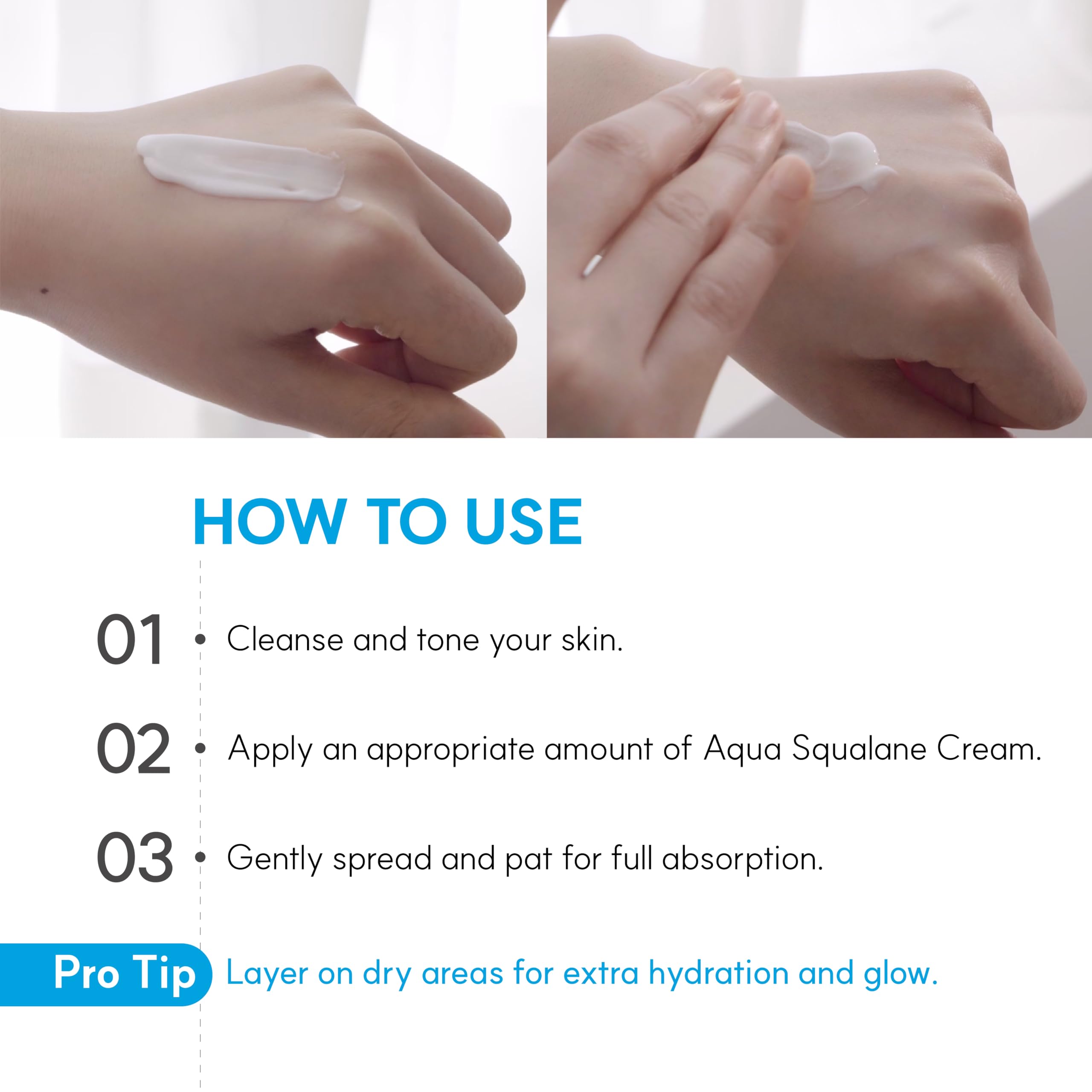 S.NATURE AQUA SQUALANE MOISTURIZING CREAM | Hydrating Face Moisturizer for Dry & Sensitive Skin, 150,000 ppm Squalane, Pore Care (80 ml)