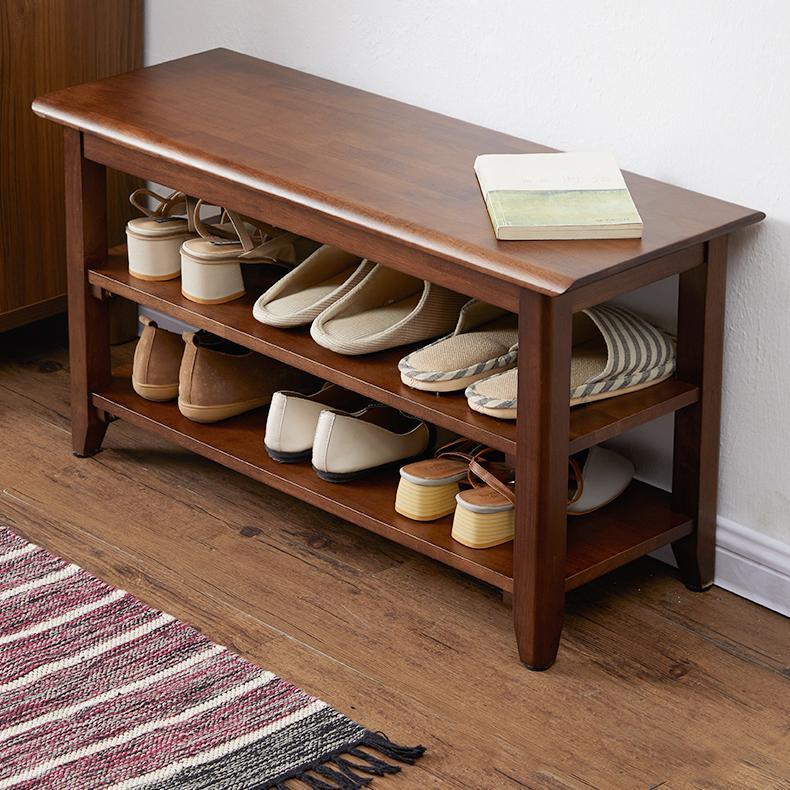 S1412 Shoe Storage Bench, Oak