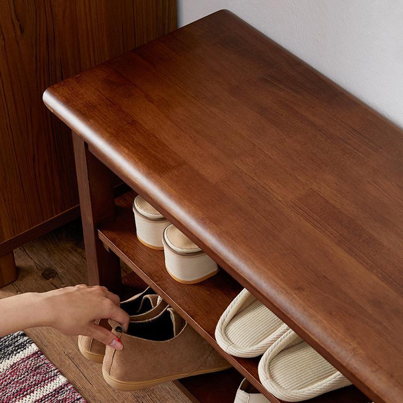 S1412 Shoe Storage Bench, Oak