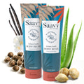 Saavy Naturals Deeply Hydrating Body Cream – Tahitian Vanilla, 2×8.5 fl oz