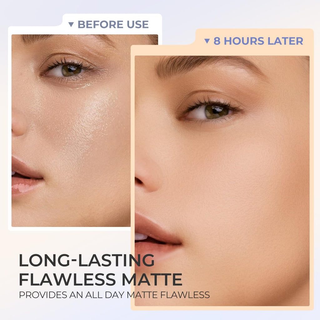 SACE LADY Face Powder Waterproof – Matte Setting Powder, Shine Control, 0.35oz (#03)