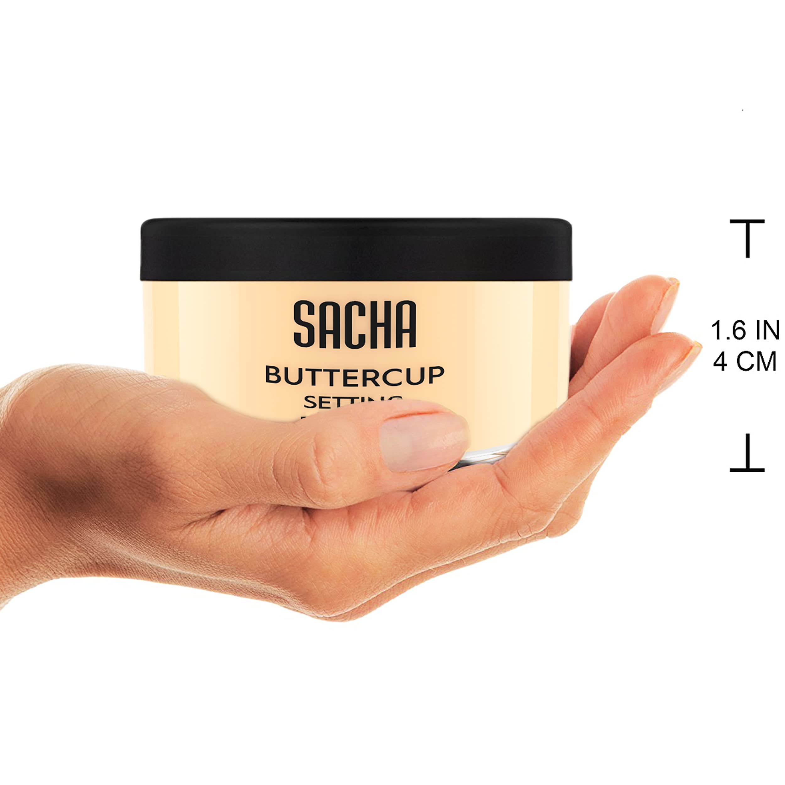 Sacha Buttercup Light Setting Powder - Blurs Pores, No Ashy Flashback