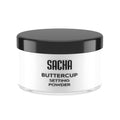 Sacha BUTTERCUP No Color Setting Powder – No Flashback, Blur Pores, All Skin Tones (1.75 oz)