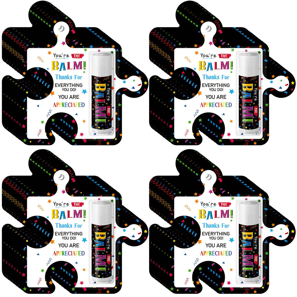 Sacubee 30 Pack Lip Balm Bulk Gifts – You're the Balm Vanilla Flavor