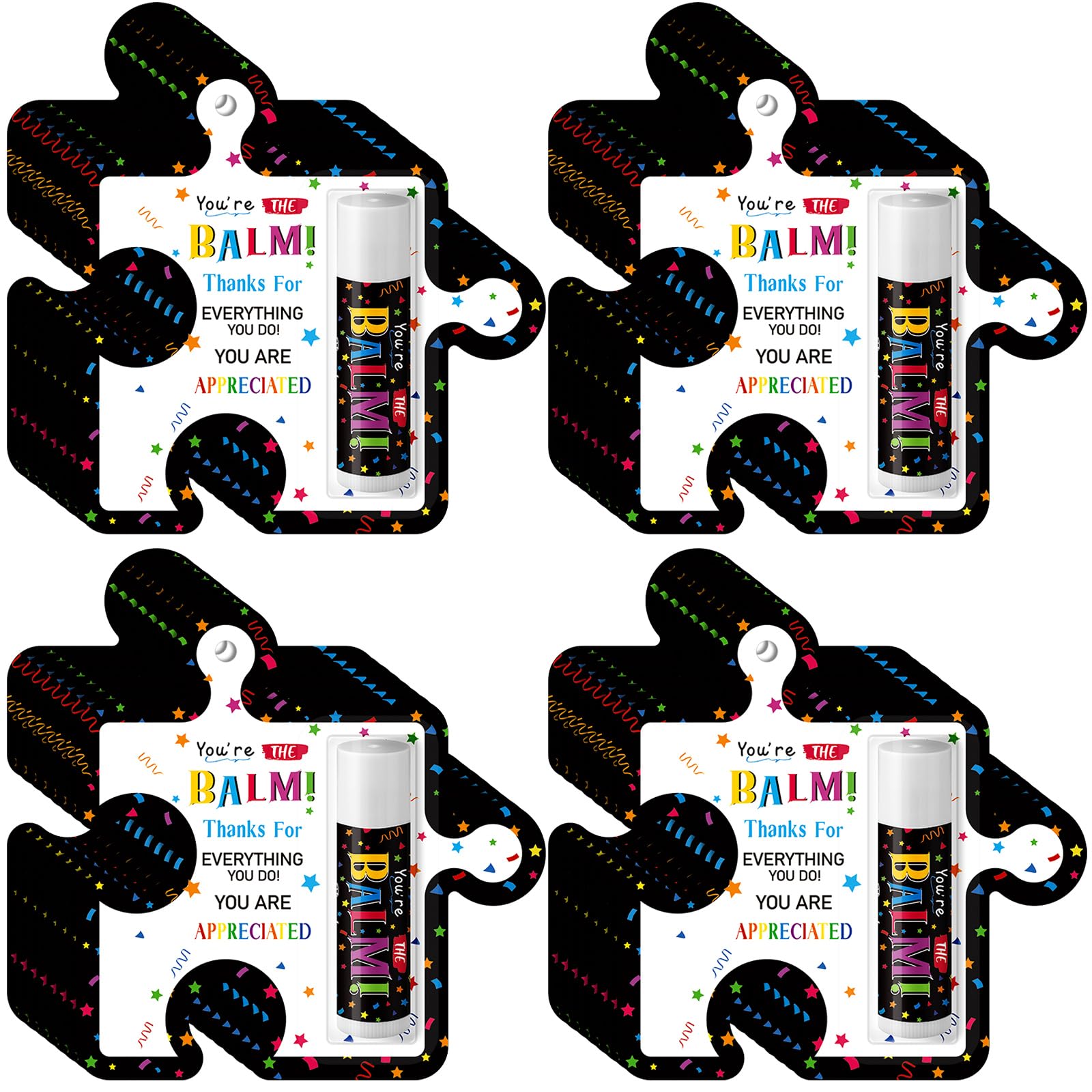 Sacubee 30 Pack Lip Balm Bulk Gifts – You're the Balm Vanilla Flavor