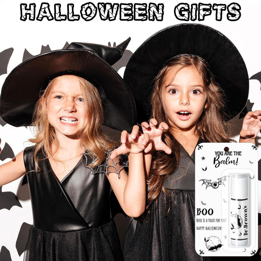 Sacubee 60 Pcs Halloween Skull Lip Balm Favors - Unisex Party Gifts
