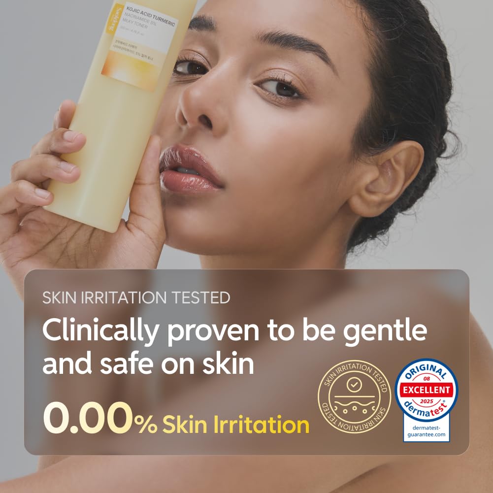SAEKDONG SEOUL 5% Niacinamide Milky Toner with Kojic Acid & Turmeric – Dark Spots & Gentle Hydration (200ml)