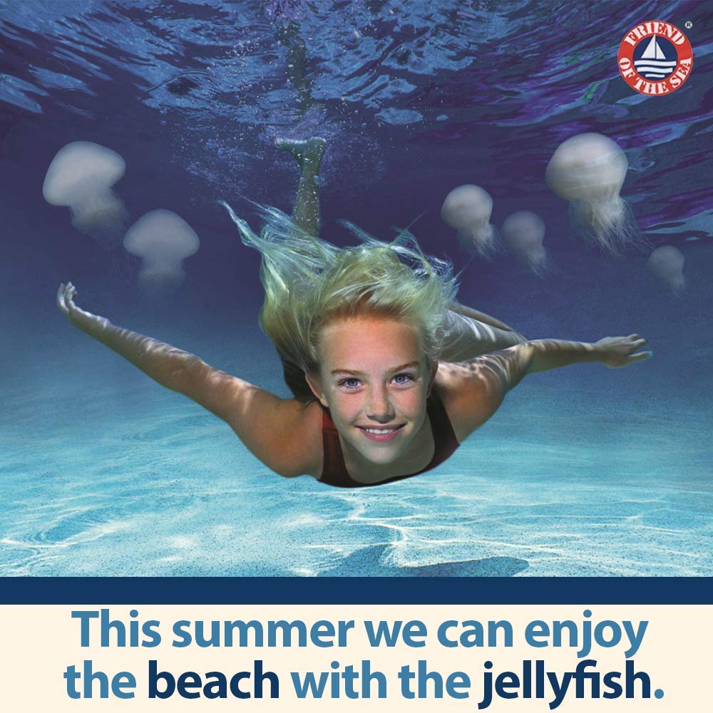 Safe Sea Jellyfish Sting-Blocking Sunscreen SPF 40 Spray – 4 oz, Waterproof & Biodegradable, Reef-Safe, Body & Face, 3 Pack