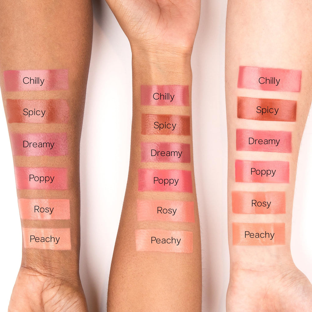 Saie Dew Liquid Blush for Cheeks – Hydrating, Buildable Cream Tint for a Natural Glow