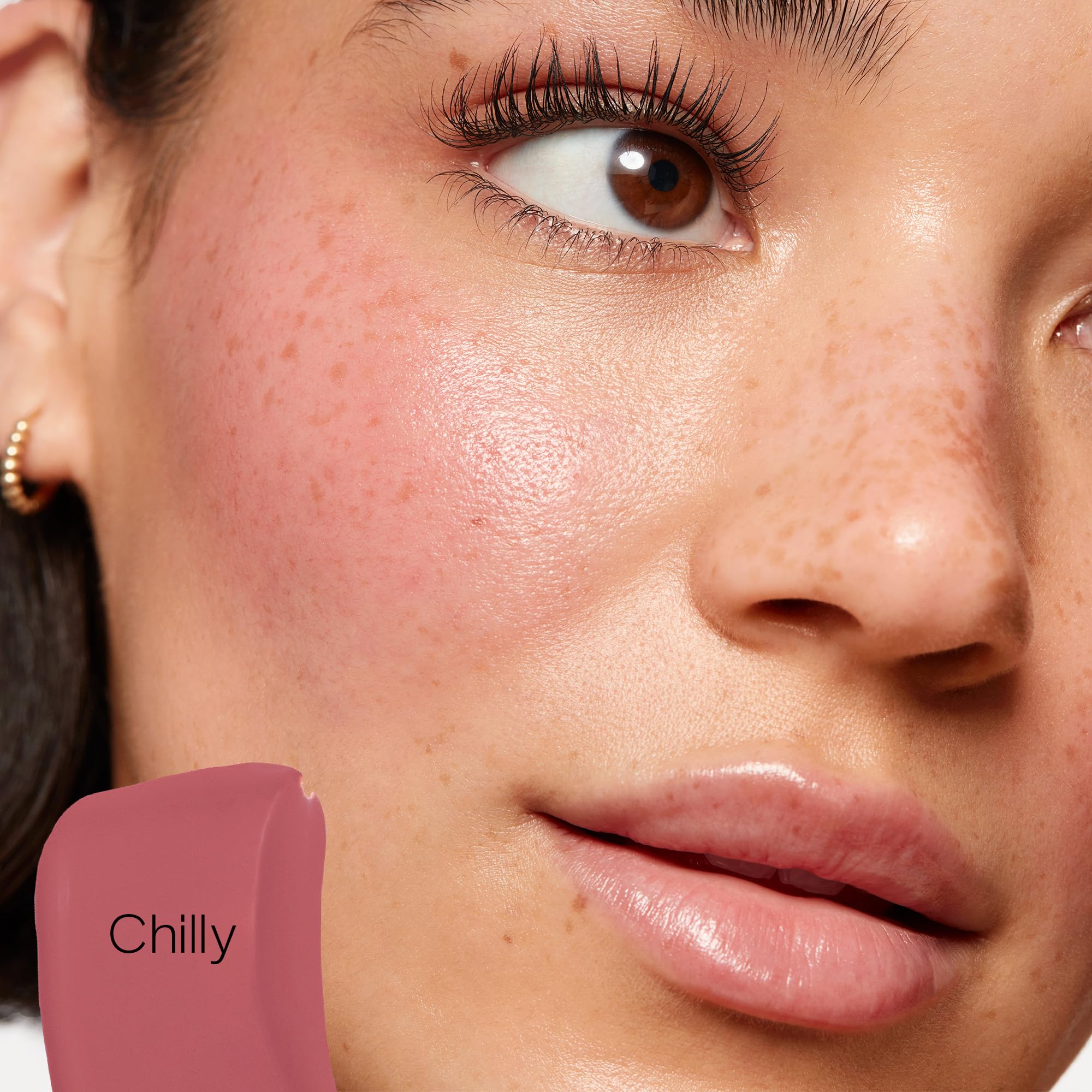 Saie Dew Liquid Blush for Cheeks – Hydrating, Buildable Cream Tint for a Natural Glow