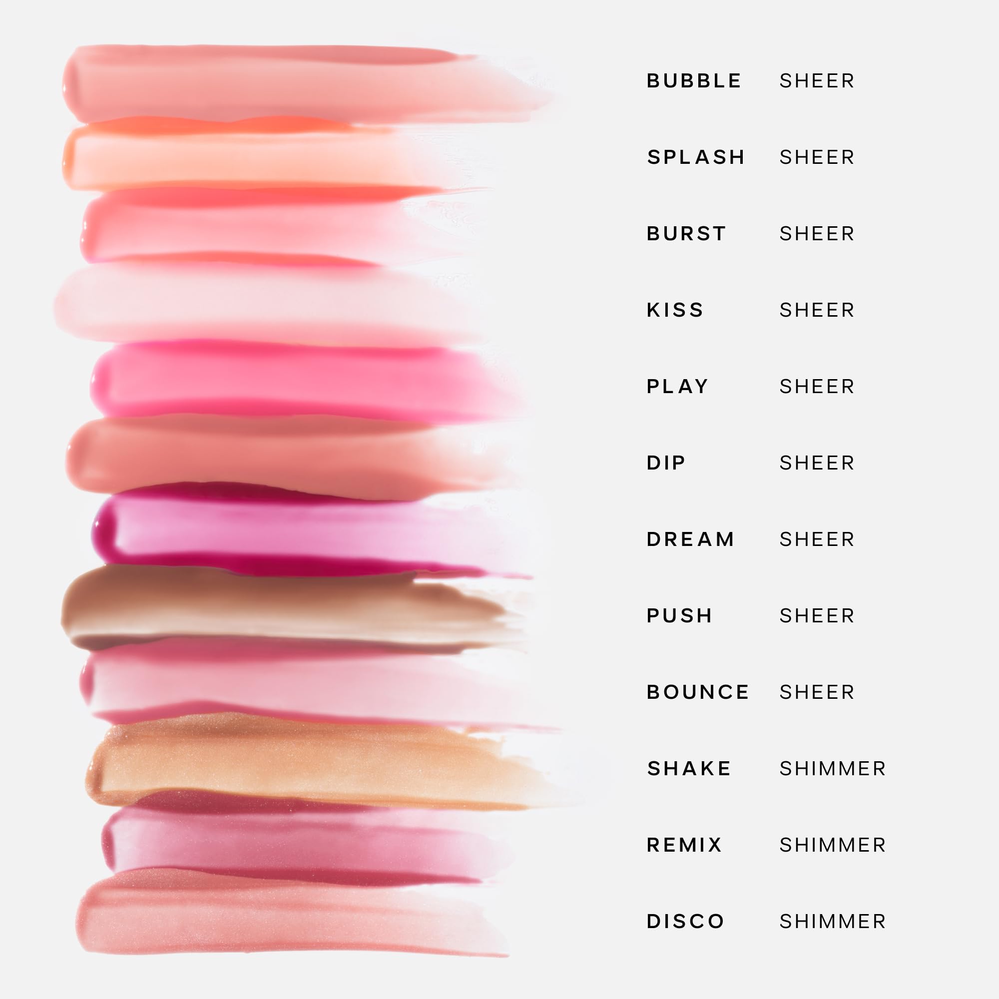 Saie Glossybounce Bubble Lip Gloss-Oil Hybrid – Hydration, Ultra Shine, Non-Sticky