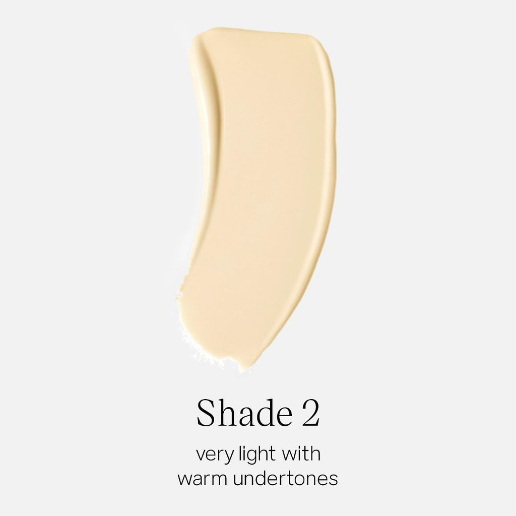 Saie Glowy Super Skin Tint Foundation – Weightless Dewy Coverage, Shade 2 (1.01 oz)
