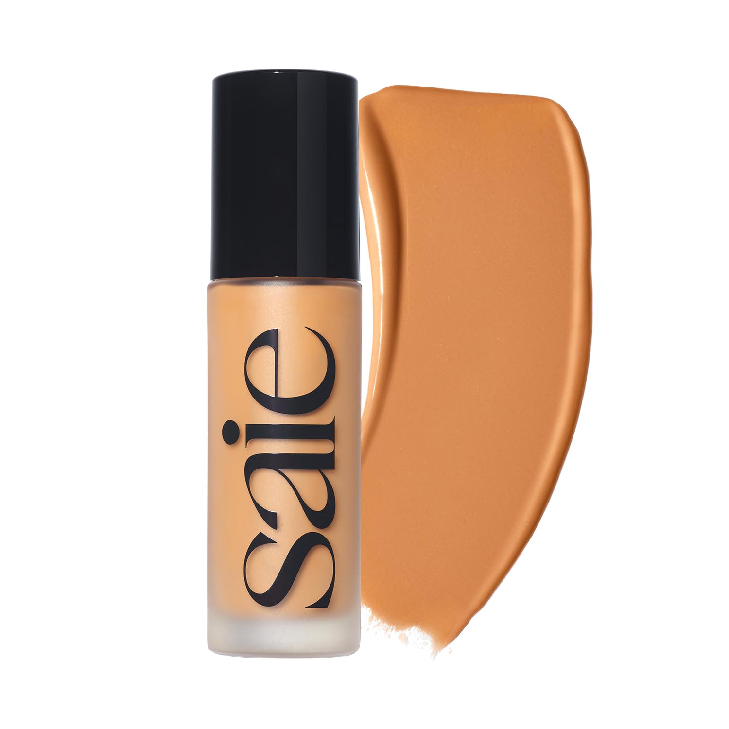 Saie Glowy Super Skin Tint Foundation Shade 21 — Weightless, Dewy Medium Coverage with Hyaluronic Acid