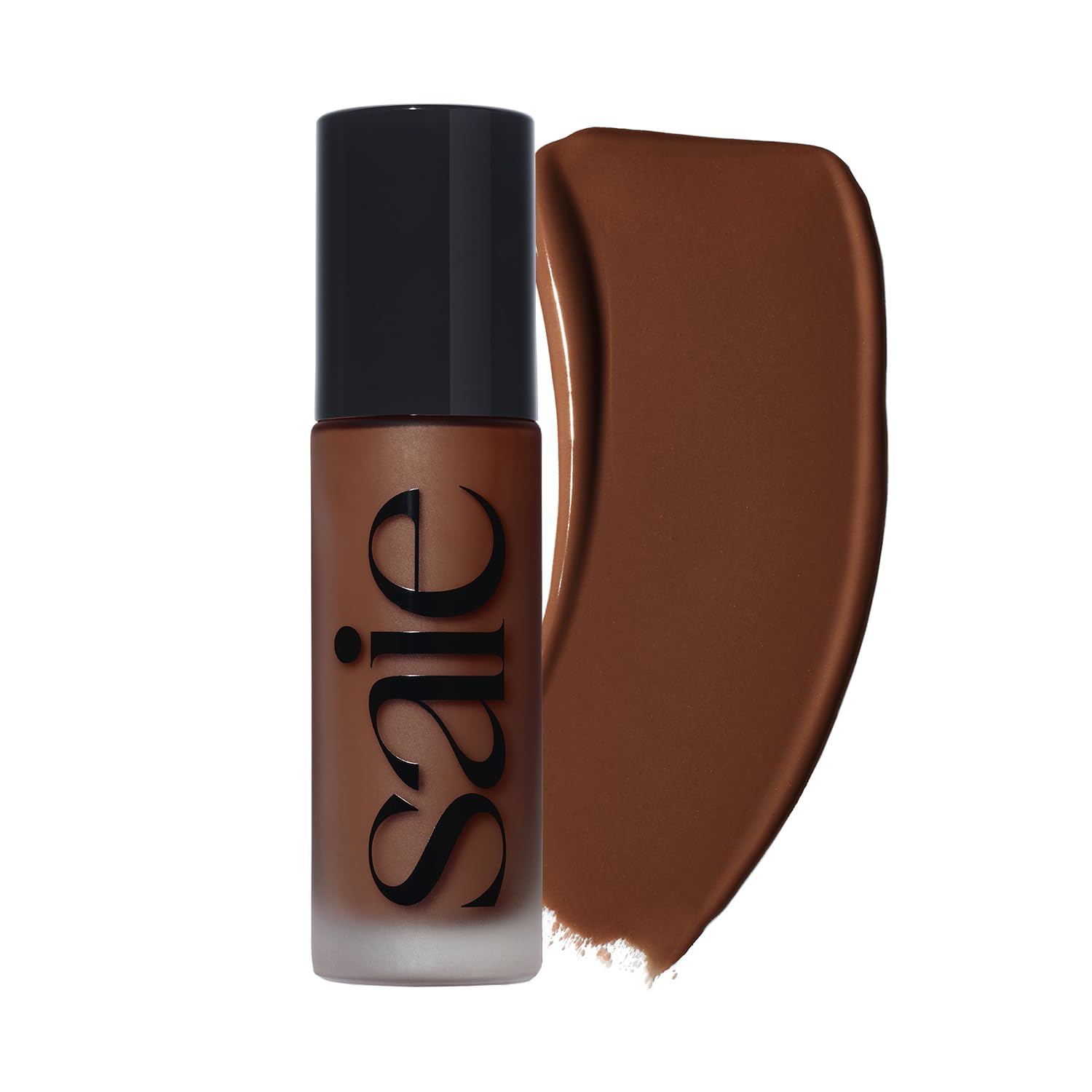 Saie Glowy Super Skin Tint – Weightless Dewy Foundation with Hyaluronic Acid (Shade 34)