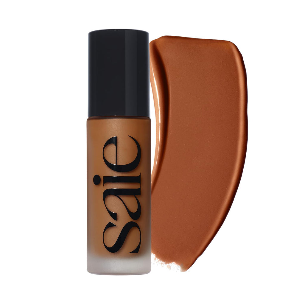 Saie Glowy Super Skin Tint Foundation Shade 32 | Weightless, Dewy Medium Coverage