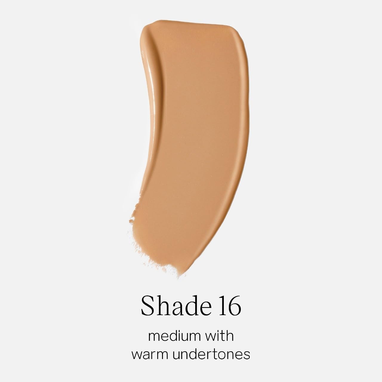 Saie Glowy Super Skin Tint – Weightless Dewy Foundation with Hyaluronic Acid, Shade 16