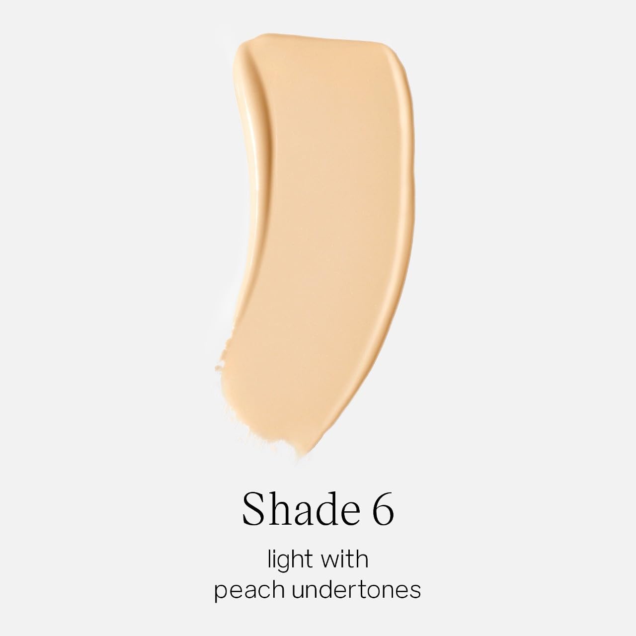 Saie Glowy Super Skin Tint Foundation Shade 6 — Weightless, Dewy Medium Coverage