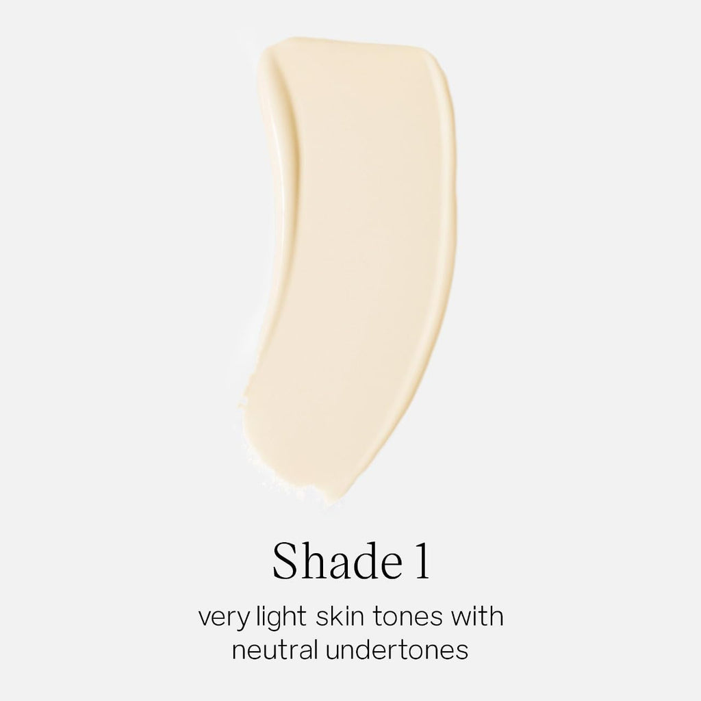 Saie Glowy Super Skin Tint Foundation – Weightless Dewy Coverage (Shade 1)