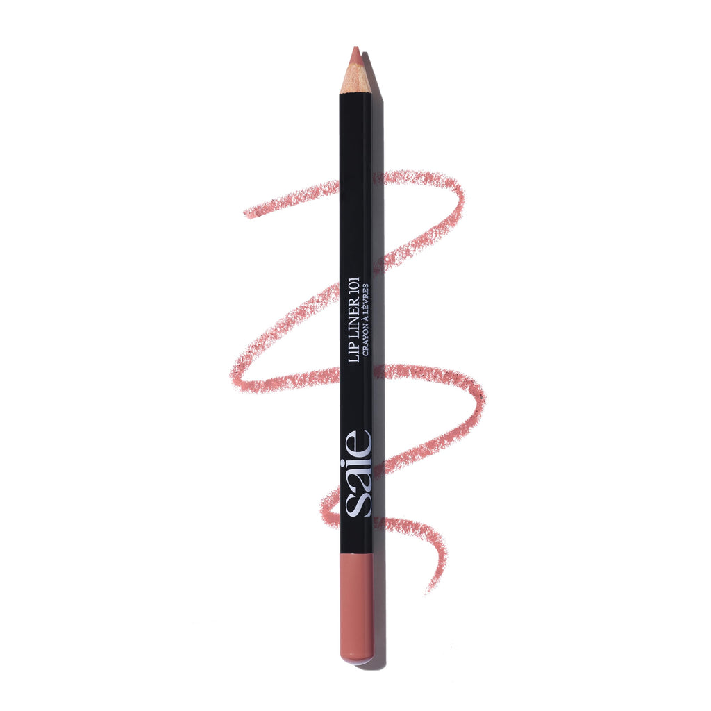 Saie Lip Liner 101 – Creamy Soft Matte Lip Pencil with Shea Butter & Jojoba Oil | Wink (0.05 oz)