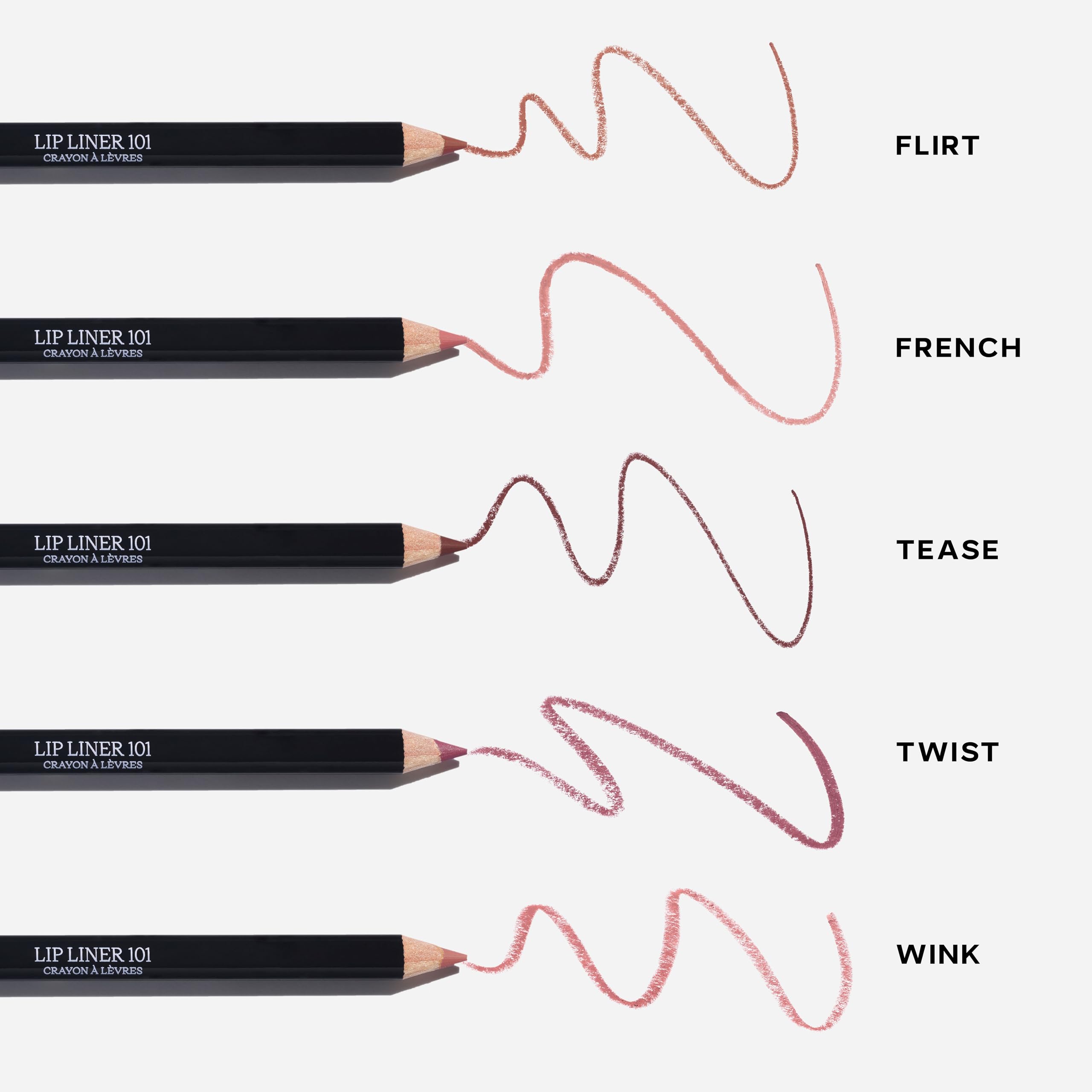 Saie Lip Liner 101 — Creamy Soft Matte Lip Pencil with Shea Butter & Jojoba Oil (French .05 oz)