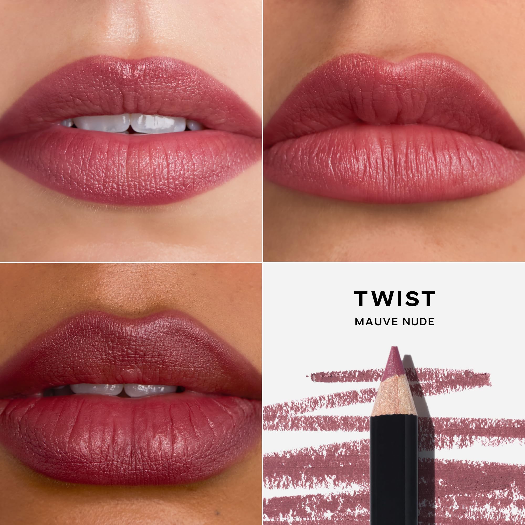 Saie Lip Liner 101 – Creamy Soft Matte Lip Pencil with Shea Butter & Jojoba Oil