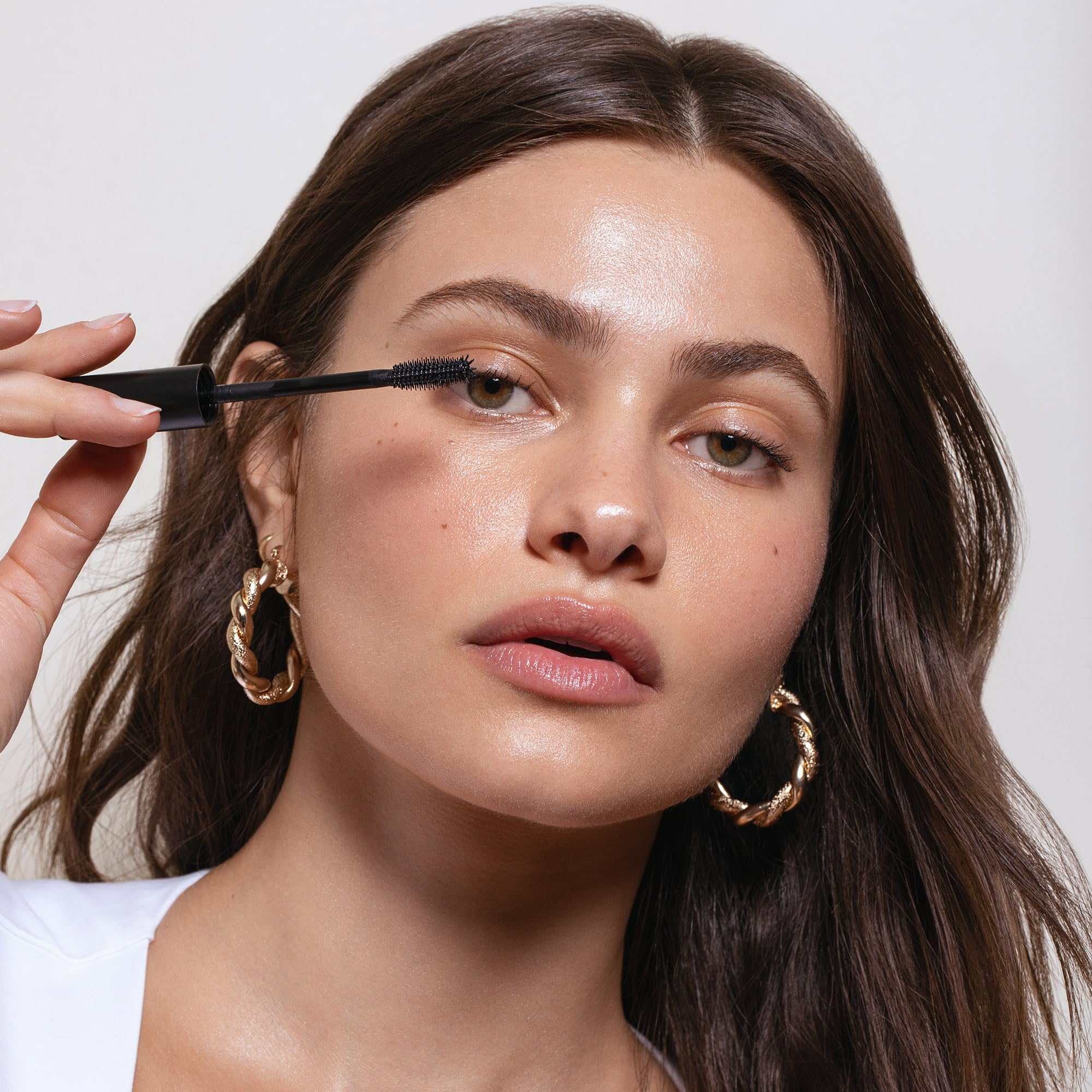 Saie Mini Mascara 101 – Lash Lengthening Mascara for Thick, Lifted Lashes | Buildable, Conditioning Formula