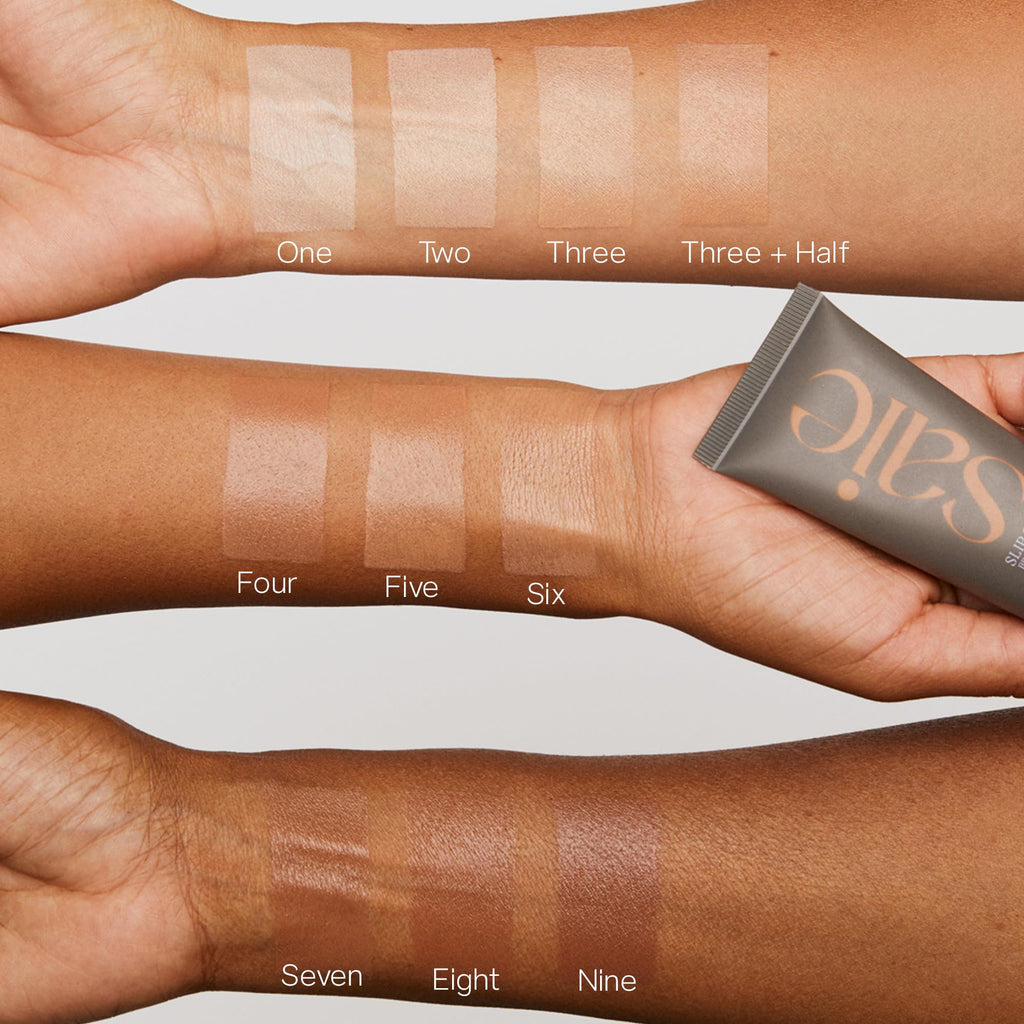 Saie Slip Tint SPF 35 Tinted Moisturizer - Shade Two | Glowy Hydrating Tint